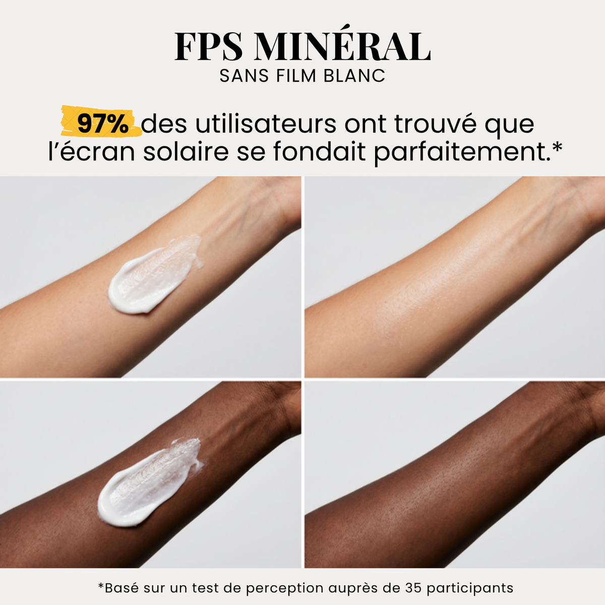 Écran solaire minéral hydratant (FPS 30/50)