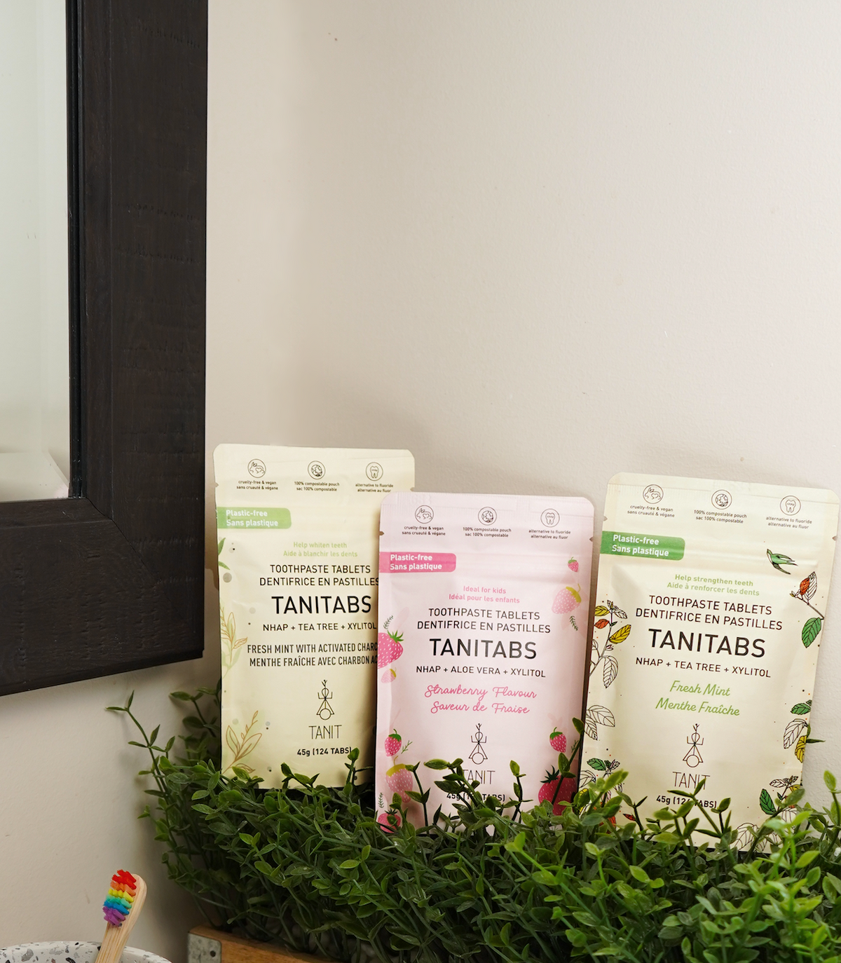 Dentifrice en pastilles - Menthe + charbon actif