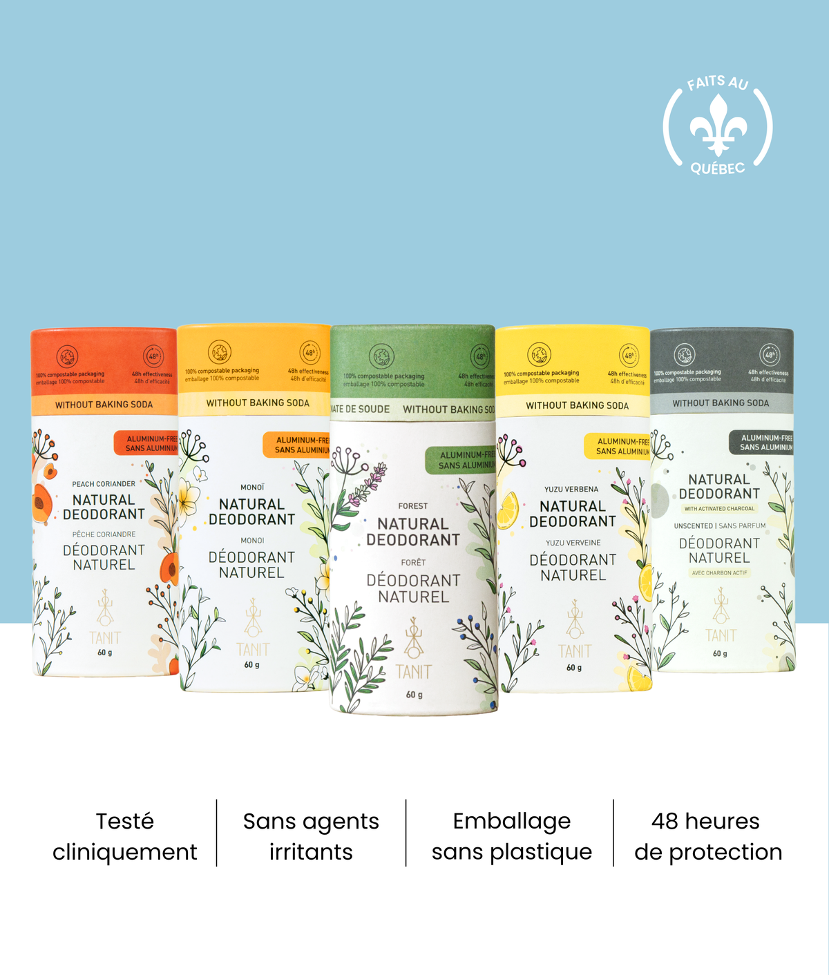 Déodorant solide naturel