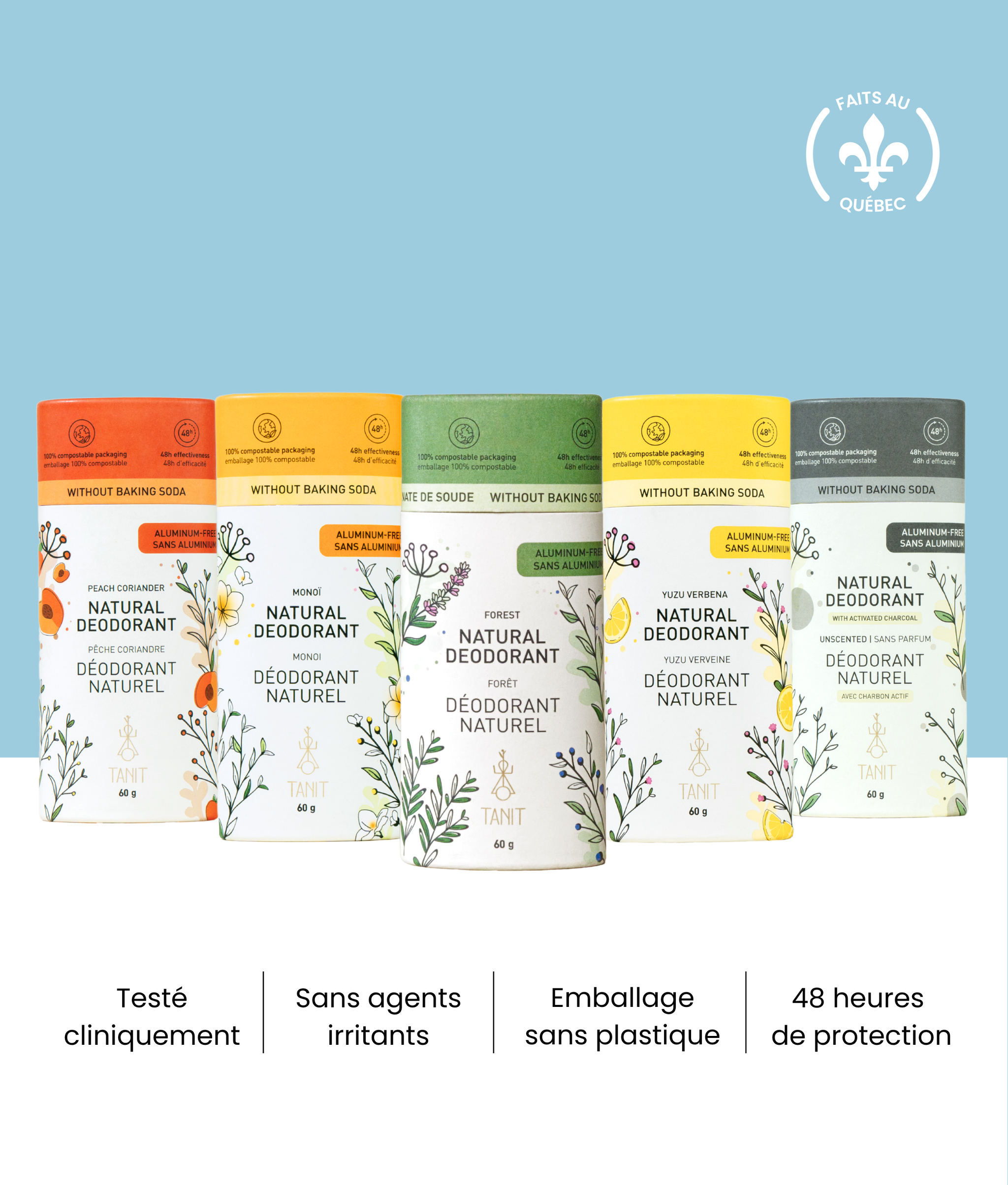 Déodorant solide naturel