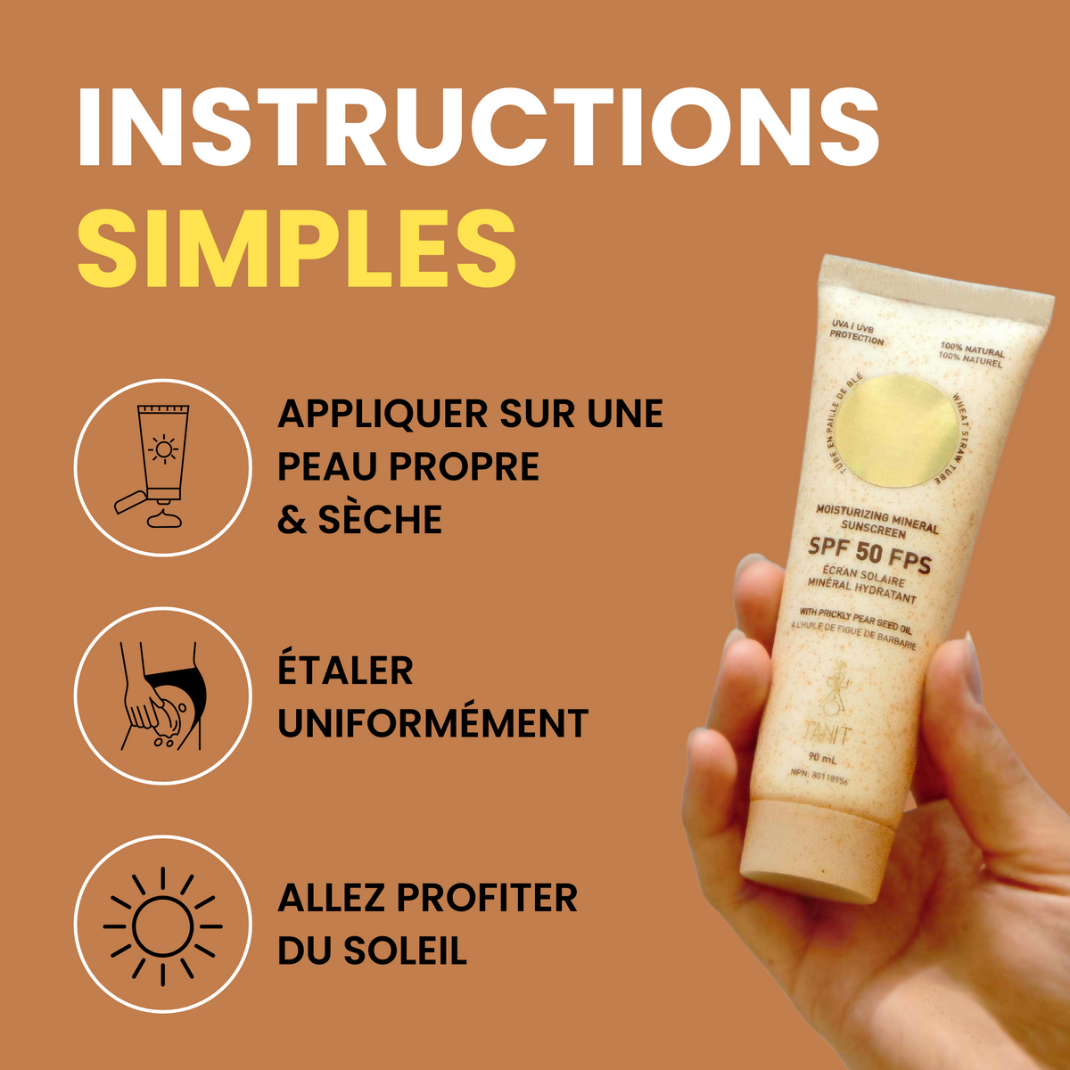 Écran solaire minéral hydratant (FPS 30/50)