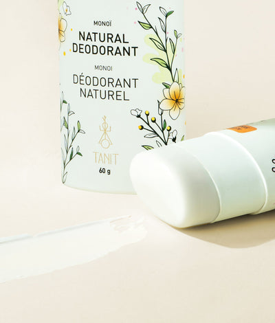 Déodorant solide naturel Sans parfum + Charbon (NOUVEAU)