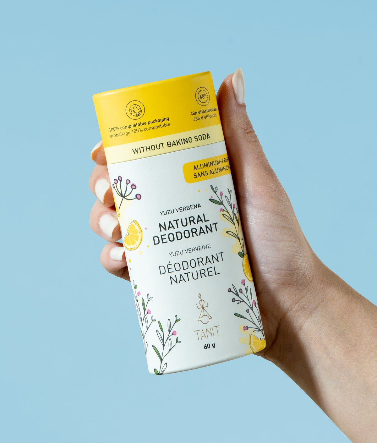 Déodorant solide naturel Yuzu Verveine