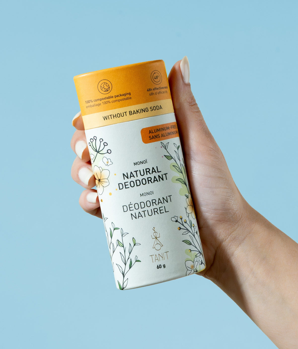 Déodorant solide naturel Monoï