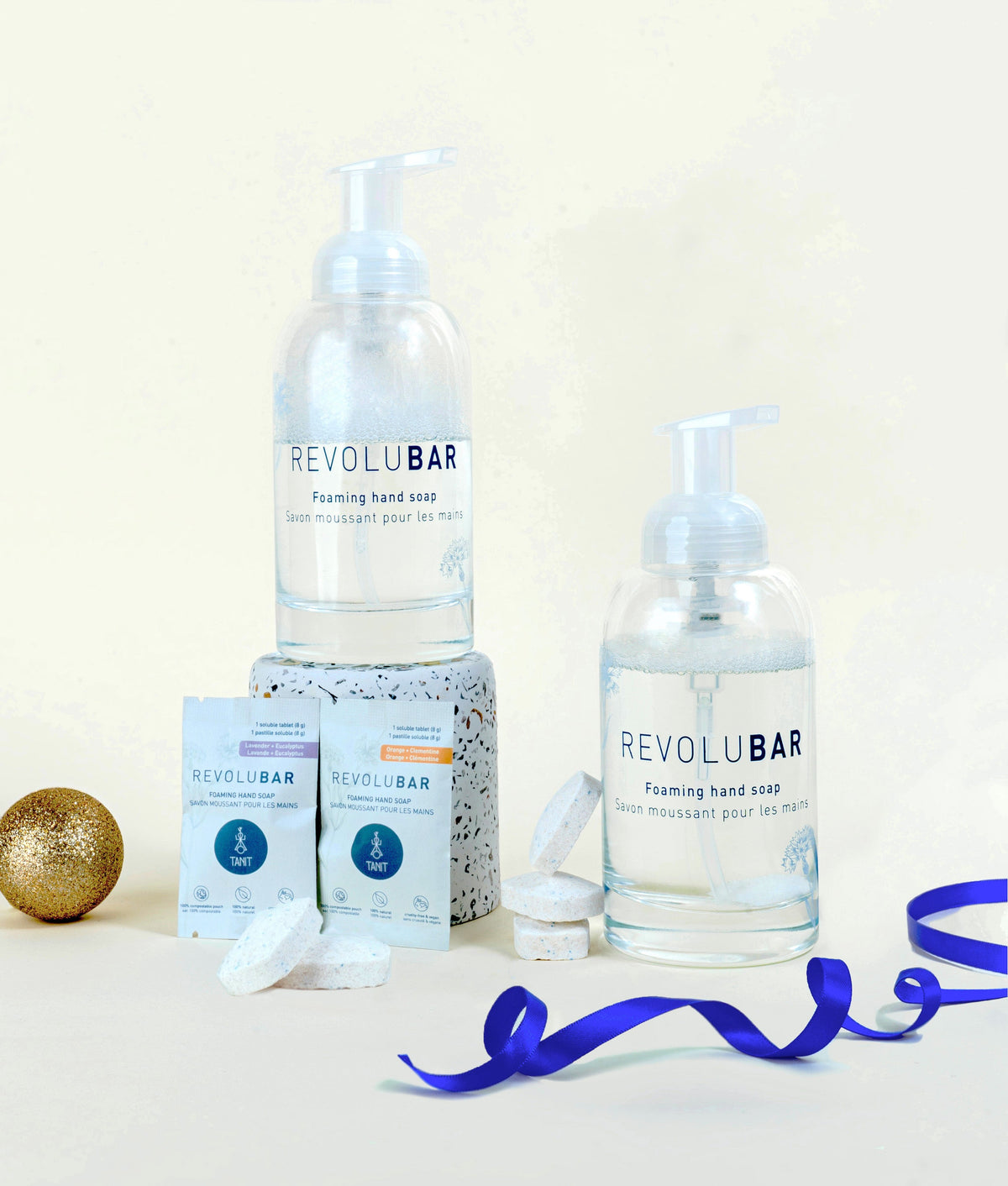 Ensemble savon à mains festif