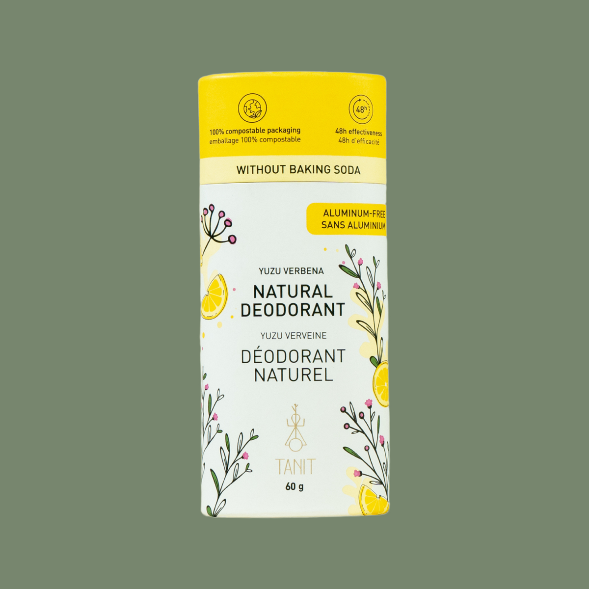 Déodorant solide naturel Yuzu