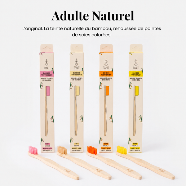 Brosses à dents en bambou adultes (4)