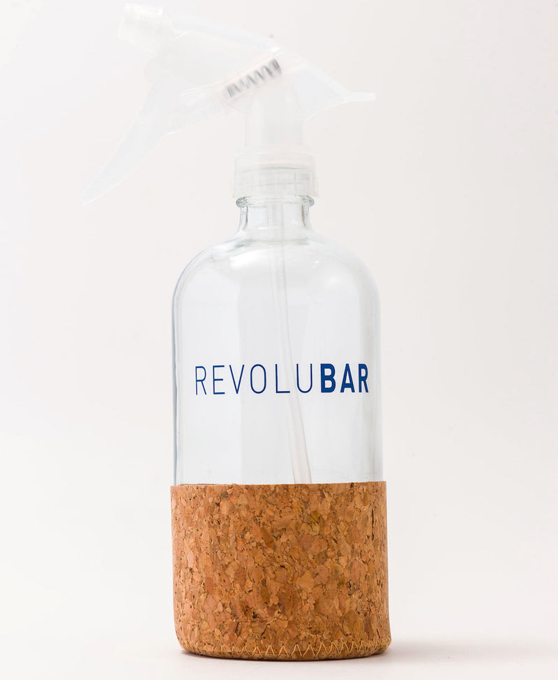 Bouteille en verre à vaporisateur